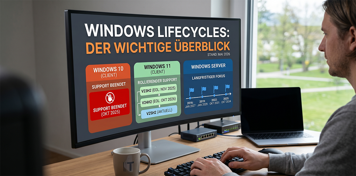 Übersicht der End-of-Life (EOL) Daten für die gängigsten Microsoft-Produkte